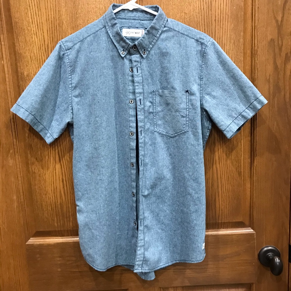 Men’s DepartWest Short Sleeve Button-Down Shirt